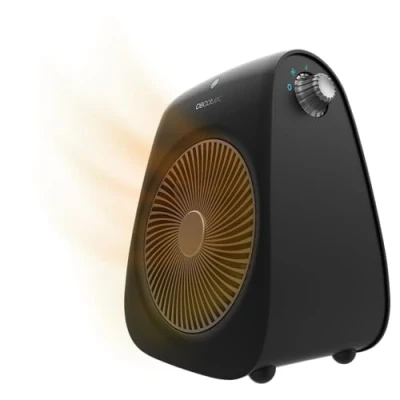 Imagen de Cecotec Calefactor Eléctrico ReadyWarm 2000 Max Force Black, Termoventilador W, 2 niveles de potencia y 3 modos funcionamiento, Sistema seguridad sobrecalentamiento, 20 m2