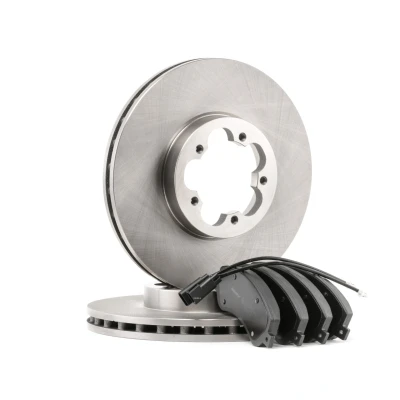 Imagen de MAPCO 47667 Kit de discos y pastillas freno Eje delantero ventilado con contacto avisador desgaste FORD: Transit Mk6 Furgón, Bus