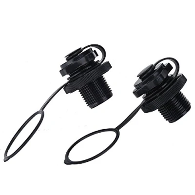 Imagen de 2pcs Válvulas de Aire Adaptadores Válvula Tapones Espiral Reemplazo Tornillos Accesorios para Kayak Barcos Balsa Canoa Neumáticos Inflables