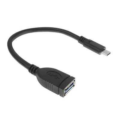 Imagen de ACT OTG Adaptador USB C, a 3.2, Compatible con Smartphones, Longitud 0,2 m, AC7340, Color Negro