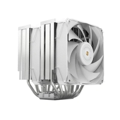 Imagen de MARSGAMING MCPU XU9, Disipador CPU Doble Torre, TDP 400W, 2X Ventiladores de Aspas Híbridas y Rodamiento FDB Cobre Hiperbalanceado, 9 Heatpipes Tecnología BPH Ultra, Multisocket Universal, Blanco