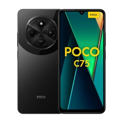 Imagen de Xiaomi Poco C75 Smartphone de 8+256GB, Pantalla inmersiva 6.88 120Hz, MediaTek Helio G81 Ultra, cámara Dual 50MP IA, 5160 mAh, Carga rápida 18W, NFC, Negro (Versión ES)