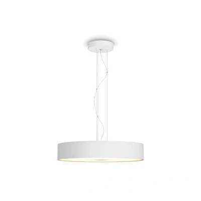 Imagen de Philips Hue Lámpara Inteligente, Fair, Colgante LED Luz Blanca de cálida a fría, Compatible con Alexa y Google Home, Color Blanco