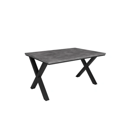 Imagen de Skraut Home Mesa Comedor Fija Cocina y Salón 140 para 6 comensales Muebles Estilo Industrial Cemento
