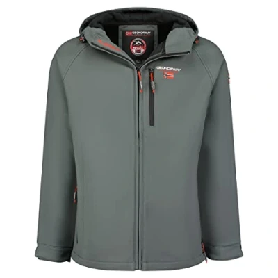Imagen de Geographical Norway Chaqueta Softshell Hombre Geo Takito Impermeable y cortavientos para hombre/Prenda/Abrigo con mangas largas