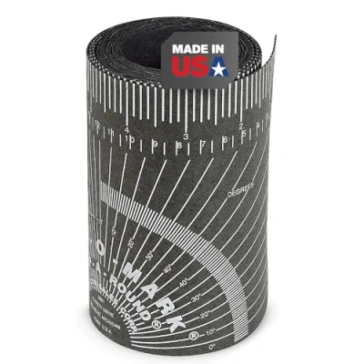Imagen de Jackson Safety 14753 Curv O Mark Wrap A Round Ruler, Large, Black, 3&quot; to 10&quot; Pipe Diameter, negro