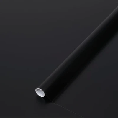 Imagen de d c fix vinilo adhesivo muebles Negro unicolor mate autoadhesivo impermeable decorativo para cocina, armario, puerta, mesa papel pintado forrar rollo láminas 90 cm x 2,1 m