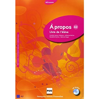 Imagen de A Propos A2 Libro + Cd