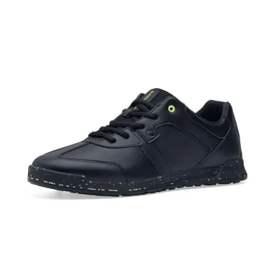 Imagen de Shoes for Crews Freestyle II Eco Zapatos de Trabajo para Hombre con Suela Antideslizante sostenible y protección contra Viajes, Cocina repelentes al Agua, Veganos, Color Negro, Black, 41