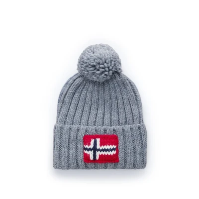 Imagen de Napapijri Semiury Gorro, Hombre, Talla: One Size, Medium grey melange