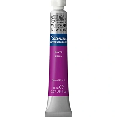 Imagen de Winsor &amp; Newton Cotman 8840104 Pintura de acuarela estudio, colores vivos con muy buenas propiedades procesamiento, tubo 8 ml, malva