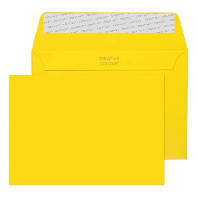 Imagen de Design Range 103 Sobres (C6, cierre autoadhesivo, 120 g/m², 500 unidades), color amarillo