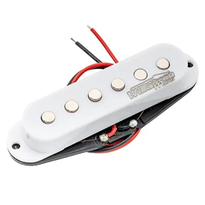 Imagen de Wilkinson Vintage 60&#039;s Staggered Cerámico Pastilla Single Coil Medio Pickup para Guitarra eléctrica tipo Strat, Blanco