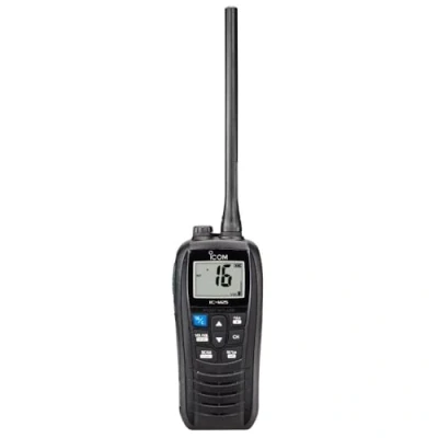 Imagen de Icom Radio marina VHF de mano impermeable M25 Negro..