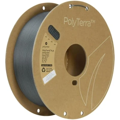 Imagen de Polymaker PolyTerra PLA 1.75mm 1kg Ash Grey