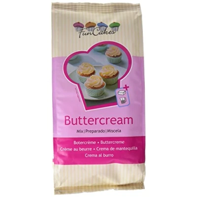 Imagen de FunCakes Preparado Crema de Mantequilla Buttercream, Sabor Mantequilla, 1k, Halal, FC76161