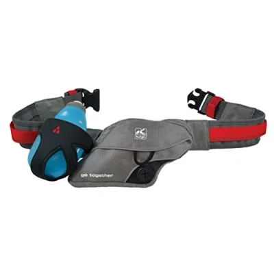 Imagen de Kurgo Cinturón para correr con Perros, Ajustable, Dispensador de Bolsas, Correa Perro Correr, Reflectante, Manos Libres, Incluye Clips