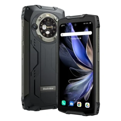 Imagen de Blackview BV9300 Pro Smartphone Resistente (Linterna 100LM), 16GB+256GB, Batería 15080mAh, 6.7&#039;&#039; 120Hz 2.3K Pantalla, Cámara 64MP+32MP, IP68 Android 13 Teléfono Móvil Impermeable, GPS NFC Negro