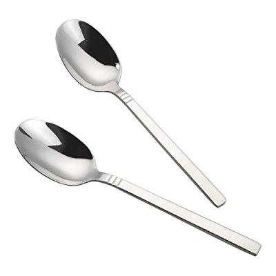 Imagen de Kiddream 12 piezas Cucharas de Acero Inoxidable, Para Sopa, Cuchara