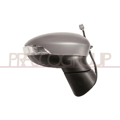 Imagen de Espejo retrovisor Prasco FD3467353P derecha imprimado eléctrico calefactable, abatible eléctricamente, con iluminación ambiental, no tintado, asférico