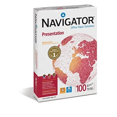 Imagen de Papel fotocopiadora navigator din a3 100 gramos paquete de 500 hojas