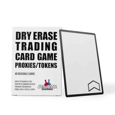 Imagen de Apostrophe Games Juego de Fichas MTG Borrado en Seco 40 Cartas Proxies/Fichas Reutilizables para Juegos Coleccionables