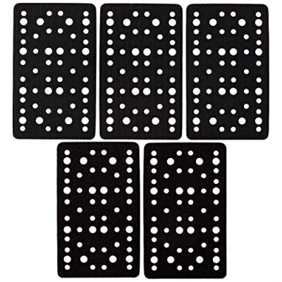 Imagen de Mirka Almohadilla protectora 81x133mm 54 agujeros, 5 piezas, para proteger los discos de lijado con revestimiento velcro, 8299502011