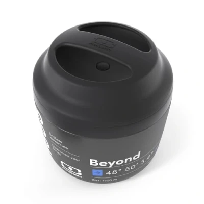 Imagen de monbento Fiambrera Termica MB Element Beyond que Mantiene la Comida Caliente/Fría Lunch box Termico Ideal para Trabajo/Senderismo/Gimnasio/Outdoor Sin BPA Negro y Azul