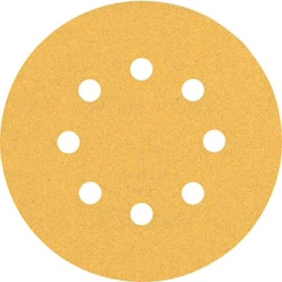 Imagen de Bosch Professional 5 x Lijas Expert C470 con 8 agujeros, para Madera dura, Pintura sobre madera, 125 mm, Grano 100, Accesorios Lijadora excéntrica