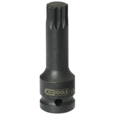 Imagen de KS Tools 911.0950 1/2&quot; Bit con adaptador de impacto XZN, pavonado, l =75mm, M10