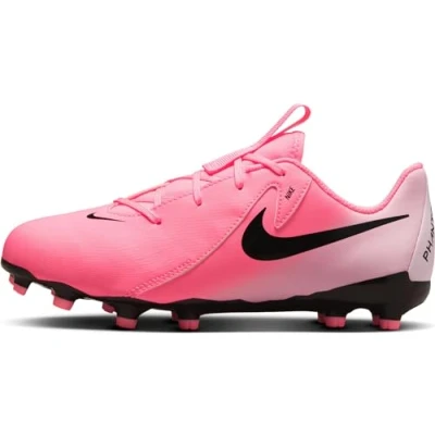 Imagen de Nike Performance JR Phantom GX II Academy FG/MG Unisex Botas de fútbol con tacos para niños, Talla: 37.5, Sunset pulse/black Zapatos