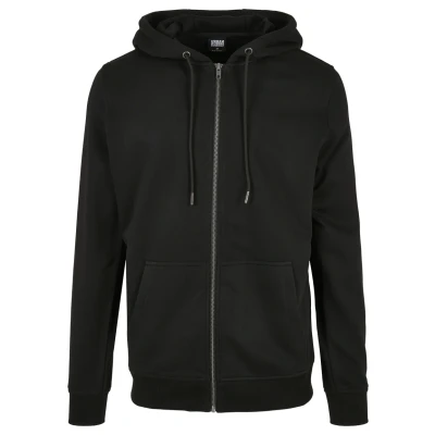 Imagen de Urban Classics Terry Sudadera con cremallera, Hombre, Talla: Medium, Black