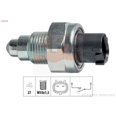 Imagen de EPS 1.860.246 Interruptor, piloto de marcha atrás Made in Italy OE Equivalent HONDA: Accord 7 Limousine, CIVIC 8 Hatchback
