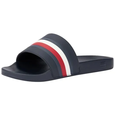 Imagen de Tommy Hilfiger Chanclas Hombre Pool Slide con Detalles Distintivos de Tommy, Azul (Desert Sky), 40 EU