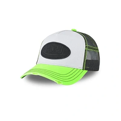 Imagen de Von Dutch AVEC Filet COL Gorra, Talla: One Size, Jaune fluo