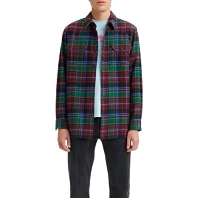 Imagen de Levi&#039;s Jackson Worker Camisa, Ferdinand Plaid Evergreen, S Hombre
