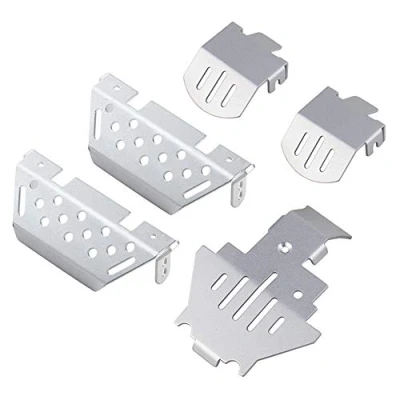 Imagen de INJORA RC Skid Plate, Conjunto de Armaduras Chasis Protector Plate para 1:10 Crawler TRAXXAS TRX4 TRX 4