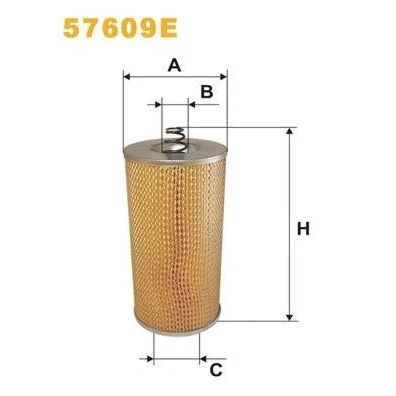 Imagen de WIX FILTERS 57609E Filtro de aceite Cartucho filtrante