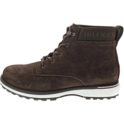 Imagen de Tommy Hilfiger Botas Hombre Corporate Outdoor Suede Boot de Piel, Marrón (Cocoa), 46 EU