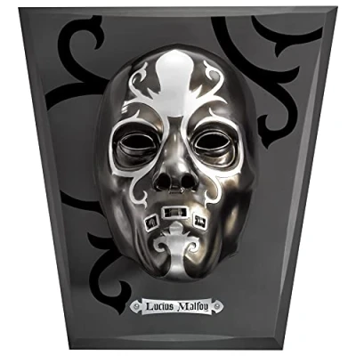 Imagen de The Noble Collection Máscara Luatus Deatheater Lifesize de Lucius Malfoys.
