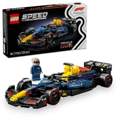 Imagen de LEGO Speed Champions Coche de Carreras Oracle Red Bull Racing RB20 F1 Maquetas para Construir Adultos con 1 Minifigura Piloto Fórmula 1, Regalo Hombres y Mujeres Coleccionistas 77243