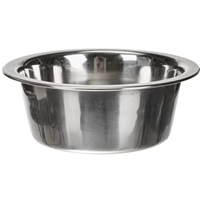 Imagen de Croci Dos, Comedero Para Perros De Acero Inoxidable, Capacidad 0,5L, Higiénico Y Duradero, Recipiente Comida Agua, Apto Lavavajillas, Diámetro 13Cm