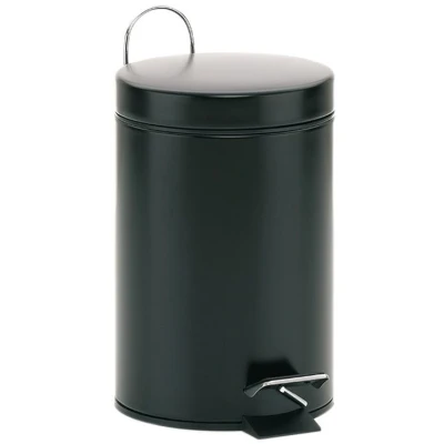 Imagen de Kela 20903 Cubo de cosméticos Mónaco 3 litros, Metal, Black