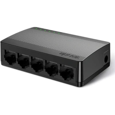 Imagen de Tenda SG105 Gigabit Ethernet Unmanaged Network Switch (10/100/1000) Black (Unmanaged, (10/100/1000), Full Duplex)