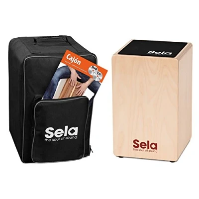 Imagen de Sela SE 153 FR cajón con mochila, pad y libro de en francés CD/DVD, color marrón
