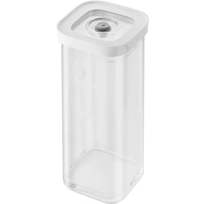 Imagen de ZWILLING FRESH &amp; SAVE CUBE Contenedor de almacenamiento, Tamaño 3S, Recipiente modular y apilable, Almacenamiento hermético al vacío, Apto para lavavajillas, Transparente
