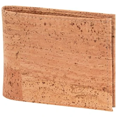 Imagen de Simaru Cartera Vegana Billetera Monedero de Corcho para Hombres Bloqueo RFID Ranuras DNI Tarjetas Regalo Ideal