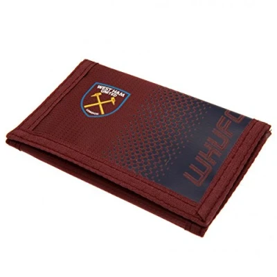 Imagen de West Ham FC Official Cartera con colores en degradado (Talla Única) (Clarete/Azul)