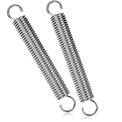 Imagen de com four® 2X Muelles de tracción con Ganchos Dobles Muelle para Tiendas, toldos, caravanas Accesorios fijación Vela Solar (2 Piezas Resorte tensión)