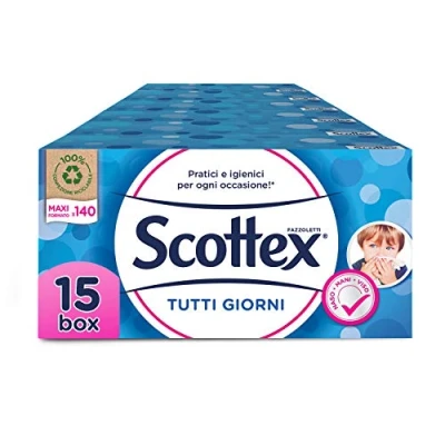 Imagen de Scottex Box Tutti I Día, 15 cajas de 140 velas 3673 g